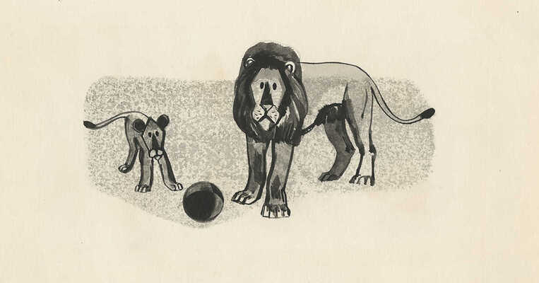 Урманче Ильдар Бакиевич. Шесть иллюстраций к кн.: Балл Г.А. Зеленая шишка: [Рассказы: Для ст. дошкольного возраста] / Рис. И. Урманче. М.: Дет. лит., 1971. 24 с.: ил. ; 27 см